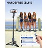 41'' Selfie Stick Tripod, Extendable Portable 4 in 1 Aluminum