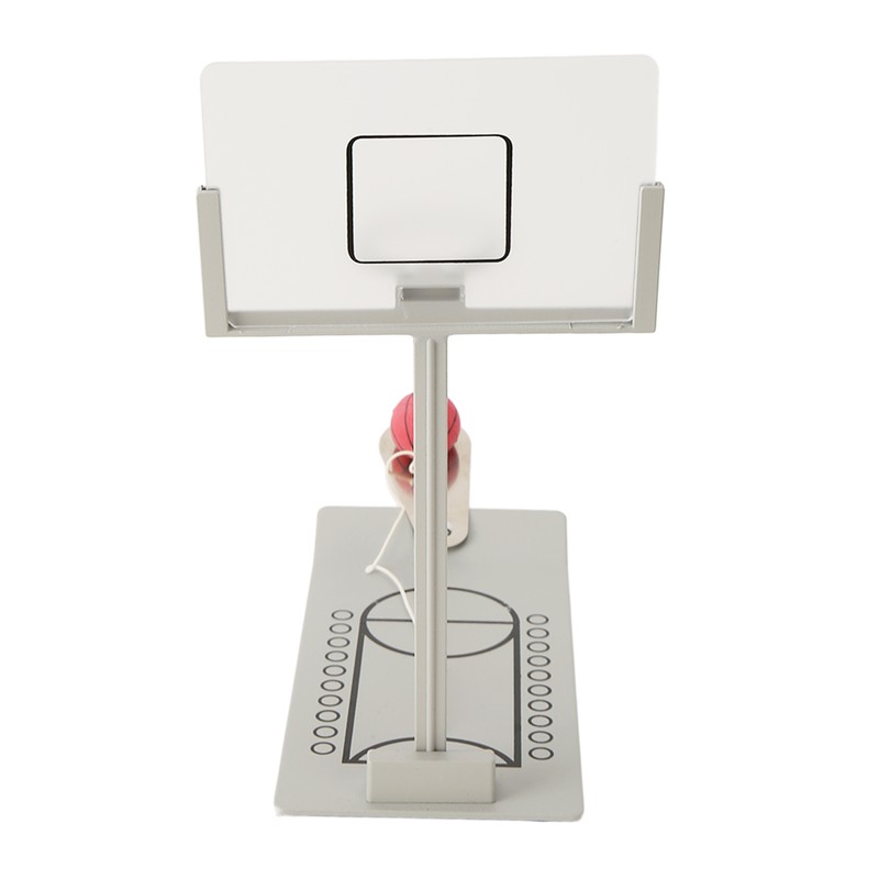Desktop Basketball Game Foldable Reduce Pressure Aluminium Alloy Miniature Basketball