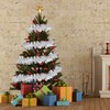 LOKIPA 10M Silver Christmas Chunky Tinsel Garland with Star for
