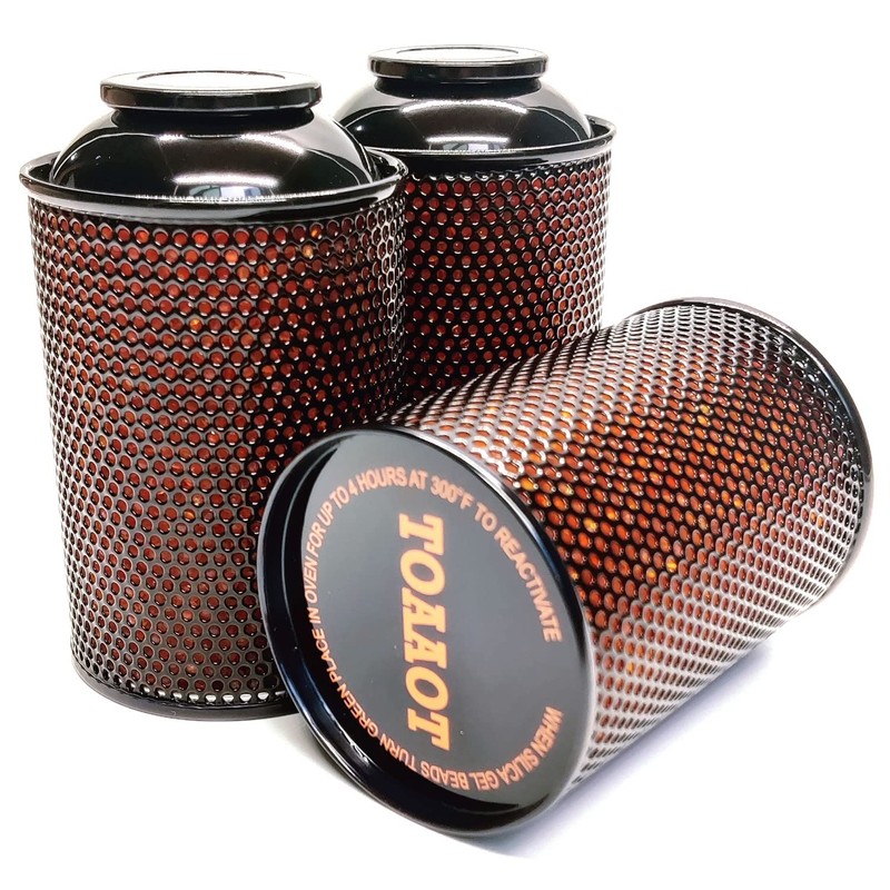 Gun Safe Dehumidifier, Moisture Absorbers, TOAAOT 200g Silica Gel Canister