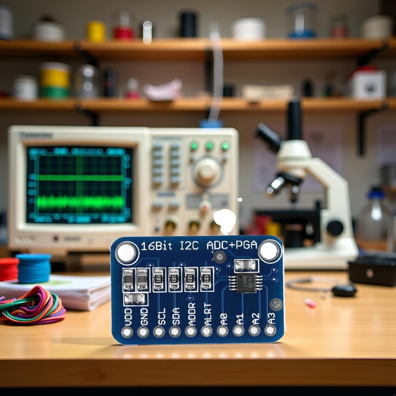 1 Set raspberryads1115 mcp3008 soldered 8cm/11pc 16‑Bit I2C ADC Development