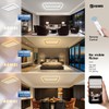 Modern Full Spectrum LED Flush Mount Ceiling Light,Ultra-Thin Acrylic Square
