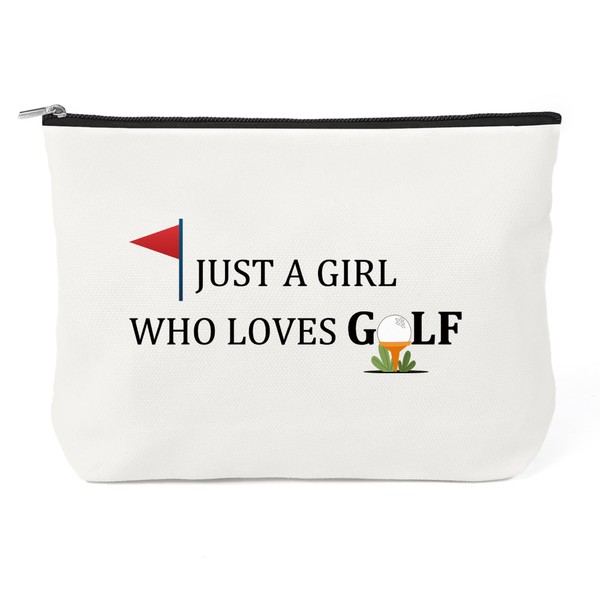 Golf Makeup Bag Cosmetic Bag Golf Gifts for Women Inspirational