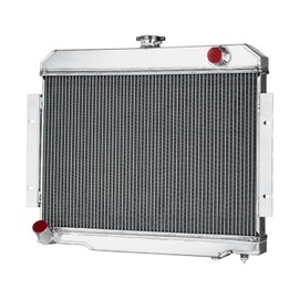 TSMINDUSTRY 3 Row Aluminum Radiator for 1972-1985 73 74 75 Jeep CJ Series CJ5 CJ6 CJ7 L6 V8 76 77 78 79 80 81 82 83 84 85 Replacement Radiators