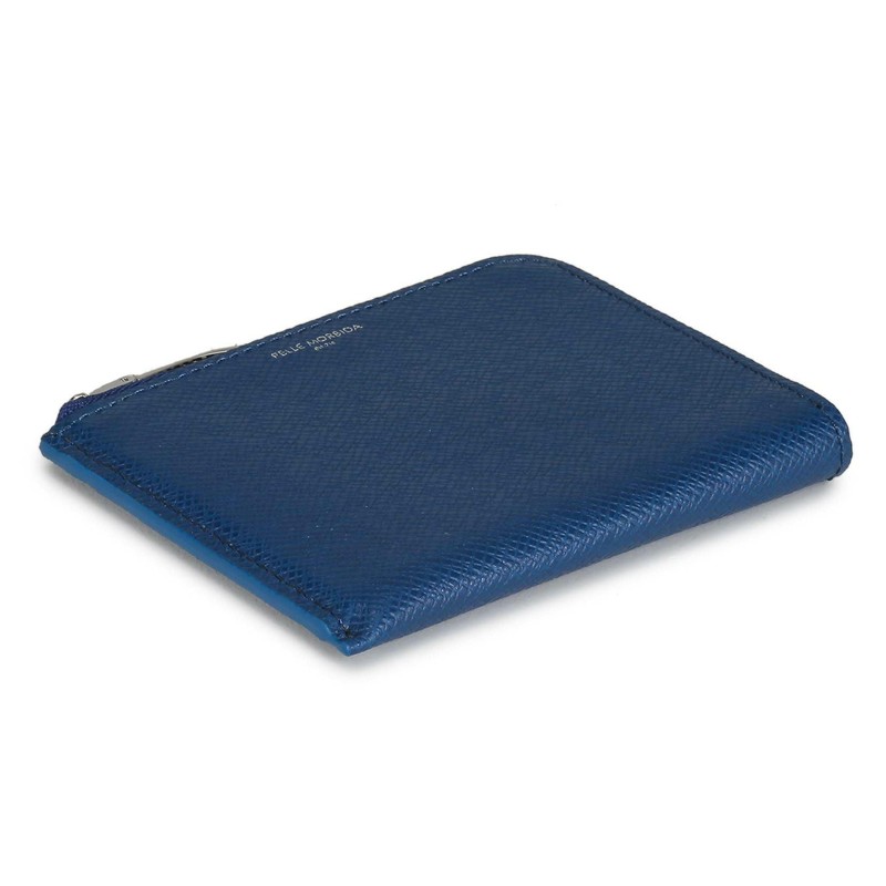 Pelle Molvida Mini Wallet, Blue, blue