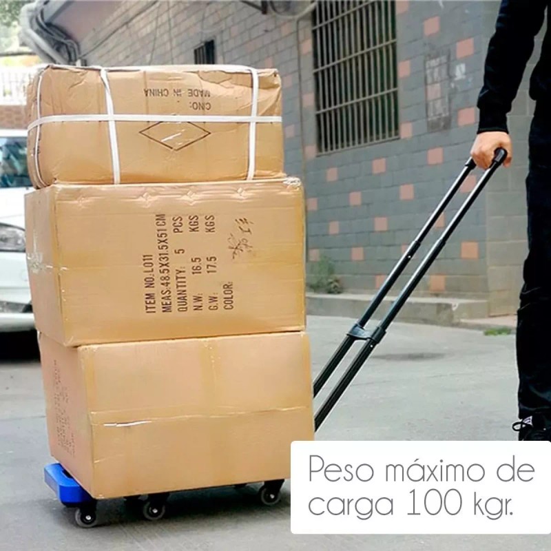 Total Supplier Carrito Plegable De Carga Equipaje Multifuncional Portátil
