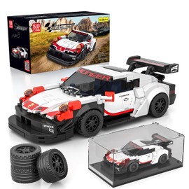 Mould King Speed Champion RSR Sports Car Building Kits, MOC Racing Car Toys Model, Vehicle Blocks Set Suitable for Boys to Build, House Decoration Gifts for Kids and Adults 27010 (389 Pcs)
