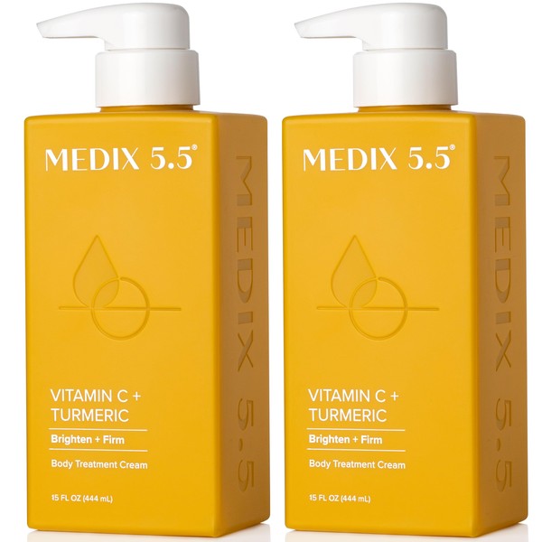 Medix 5.5 Vitamin C Body Cream - Radiant Skin, Unisex, Vegan, Cruelty-Free, Non-Greasy, 16 Ounce