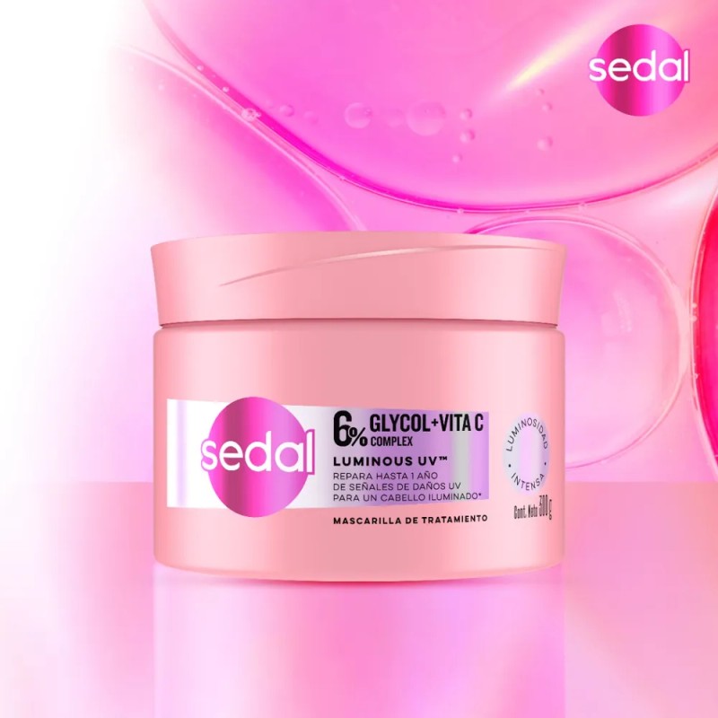 Mascarilla Capilar Sedal Luminous UV 300 ml