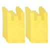 Yellow Plastic T-Shirt Shopping Bags - Case of 1,000