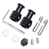 Zinc Plated Fixing Screws Set in Pairs Wall Mounted Toilet