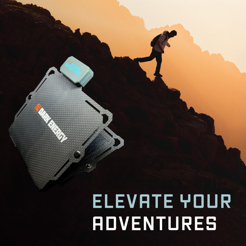 Dark Energy Spectre Folding 8W Solar Panel | Portable Solar