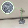 CYOUNG St. Christopher Medal for Car – Travel Protection Visor