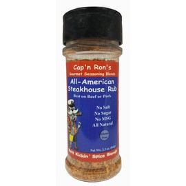 Cap'n Ron's All-American SteakHouse Rub, 2.6 Ounce (Pack of 1)