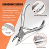 Heavy Duty Podiatrist Toenail Clippers for Thick and Ingrown Nails,