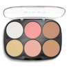 Bissú 6 colors Makeup Palette (4grms each color) includes 2