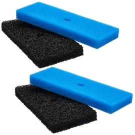 Retisee 2 Sets Replacement Pond Filter Pads for Outdoor Ponds Coarse and Fine Filter Pads Set Compatible with 52231 and 52229 Box for Fish Pond Filters Pump/Motor Water Aquarium Fountain