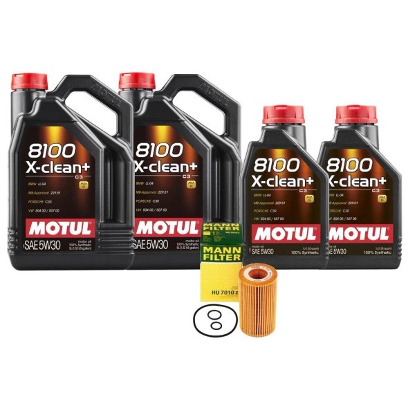 Motul + OEM Engine Oil Change Kit (5W-30) (12 Liter)