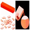 50PCS Orange Mini Nail Sanding Blocks Sponge File Nail Buffer