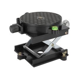 Lift Table, Aluminum Alloy Lab Lift Stand Table 360° Rotation Expandable Scientific Scissor Lifting Jack Platform Lab Jack Stand Rack Lab Stand Lifter