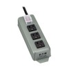 Tripp Lite 3SP Waber Power Strip Metal 5-15R 3 Outlet