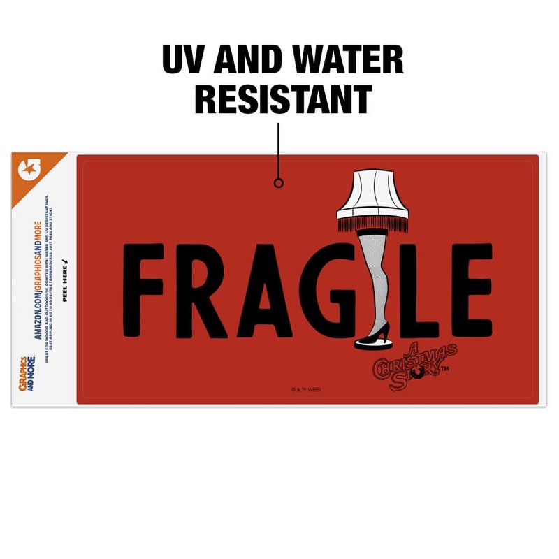 A Christmas Story Fragile Type Automotive Car Window Locker Bumper