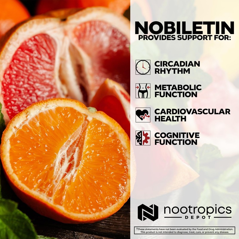 Nootropics Depot Nobiletin Capsules | 250mg | 30 Count |