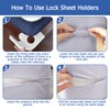 Hao Zhu bed sheet clips & bed sheet holder, 4