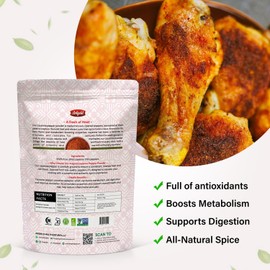 Arigold All-Natural 1LB Cayenne Pepper Powder | Natural Sun-Dried Red Pepper 100% Chemical-Free, Hot Spice 60,000-80,000 SHU | Non-GMO, Non-Irradiated, Additive Free, Gluten-Free | Perfect for Cooking – Resealable Bag Bulk Cooking Seasoning.