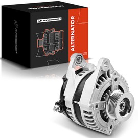 A-Premium Alternator Compatible with Dodge Ram 1500 07-08, Durango 07-09, Dakota 08-10 & Ram Dakota 2011 & Mitsubishi Raider, 3.7L 4.7L, 12V 136A CW 6-Groove Pulley, Replace# 421000-0591, 421000-0430