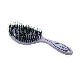 Imphy Hair Brush Released Purple Hair Care, Brushing, Cuticle, Shiny, Scalp, Massage, Boar Hair, Nylon Hair, Specialty, Mixed Hair, Beautiful Hair, Conforms to the Shape of Your Head, Thin Hair,