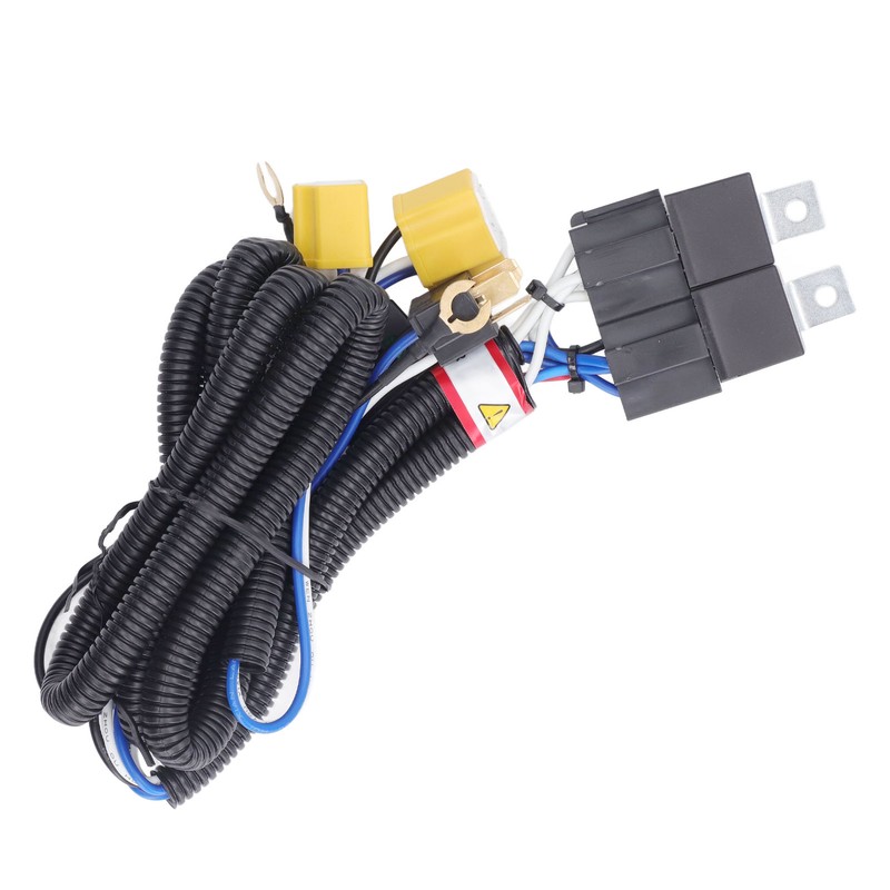 H4 Headlight Relay Harness High Temperature Resistant Ceramic Socket H6054