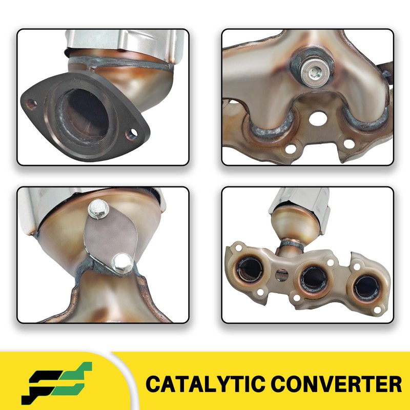 [Front Right]FortunaFlow Catalytic Converter Compatible with Lexus ES300 2002 2003