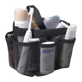 IBLUELOVER Mesh Shower Caddy Bag Bath Organizer Mesh Beach Bag Tote Waterproof Swim Bag Outdoor Grocery Organizer Cosmetics Travel Bag for Bathroom Dorm Gym Camping Beach Spa,21x18x 22cm