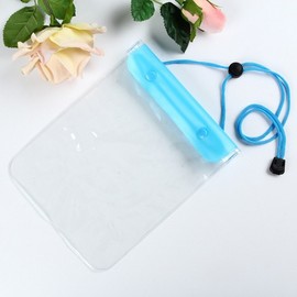 Large Waterproof Pouch for Water Activities and Smartphone Protection Pink 6ea