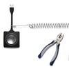 TetherTies Coils 5 Pack - Extendable, Expandable, Retractable Cable Tethers,