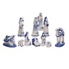 Kurt S. Adler Kurt Adler 1.97 6.7-Inch Porcelain Delft Blue
