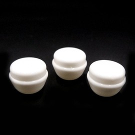 Portable travel sample cream, 5g portion, white empty bottle / 휴대용 여행용 샘플 크림 소분 5g 공병 화이트