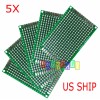 Frentaly 5pcs 4x6 cm Double Side DIY Prototype Circuit Breadboard