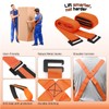 Riwer 2-Person Shoulder Strap Transport Belt Lifting Straps for Movers,