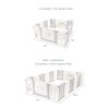 Fortella Cloud Castle Foldable Playpen 4-Panel Extension, 2021 Winter New