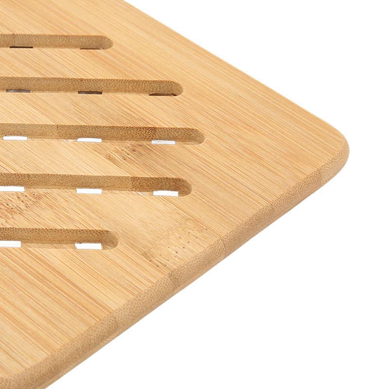 5 Pcs Bamboo Hot Pad Table Mat Bamboo Trivet Pot