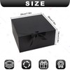 KEYIDO® 12Pack Black Gift Boxes with Lids, 20x20x10cm Kraft Paper