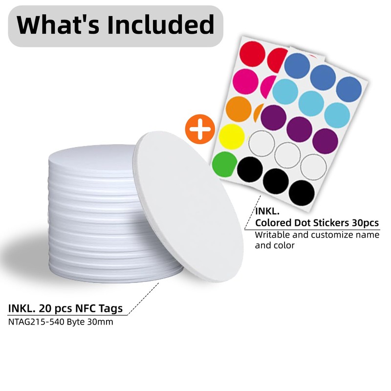 NFC Tag Pack of 20