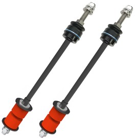 PAIR Front Sway Bar 6" Lift Extended Link Kit 4WD FITS Select Models Avalanche, Silverado, Tahoe, Sierra, Ram 1500, F-150, Hummer 2001-2018, Bushings Designed And Manufactured USA