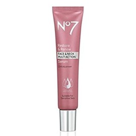 No7 Restore & Renew Face & Neck MULTI ACTION Serum 30ml