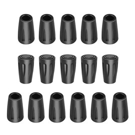Walking Pole Rubber Tips 16 Pack Trekking Pole Tip Protectors Hiking Pole Rubber Ferrule Spare for Trekking Sticks Alpenstock Replacement Caps End