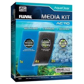 Fluval - Media Maintenance Kit for AC110 Power Filter - for Use in Freshwater & Saltwater Aquariums