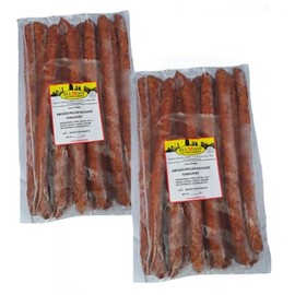 Belmont Sausages Dry Hunter's Kabanosy 3.5 lb (2 Pack) - Delicious Jerky Salami Sticks, Perfect High Protein Snack For Adults, Smoked Polish Sausage