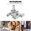 Pack of 10 M12 x 1.75-Pitch 30mm Length Round Coupling